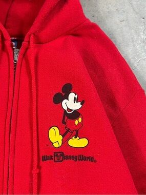 Vintage 80s Disney World Mickey Mouse full zip jacket